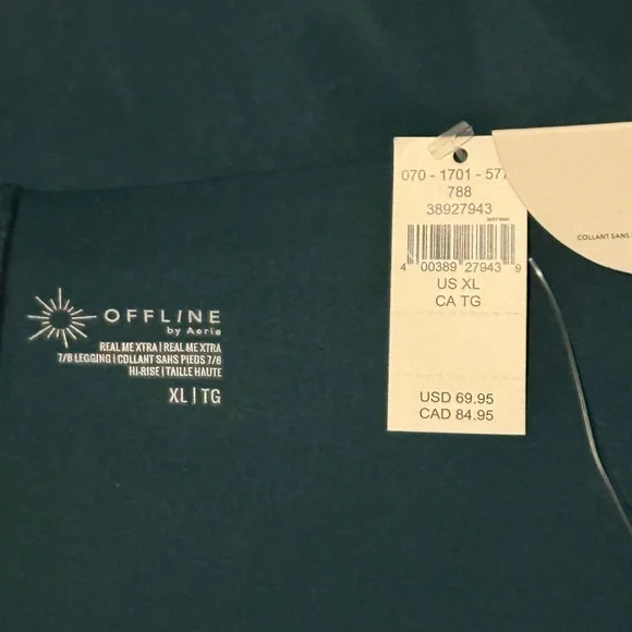 NWT Aerie Real Me Xtra Hold Up! Pocket Legging - Picture 5 of 5